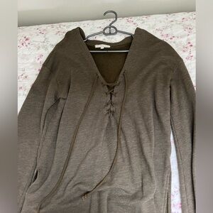 Urban Outfitters Lace Up Sweater